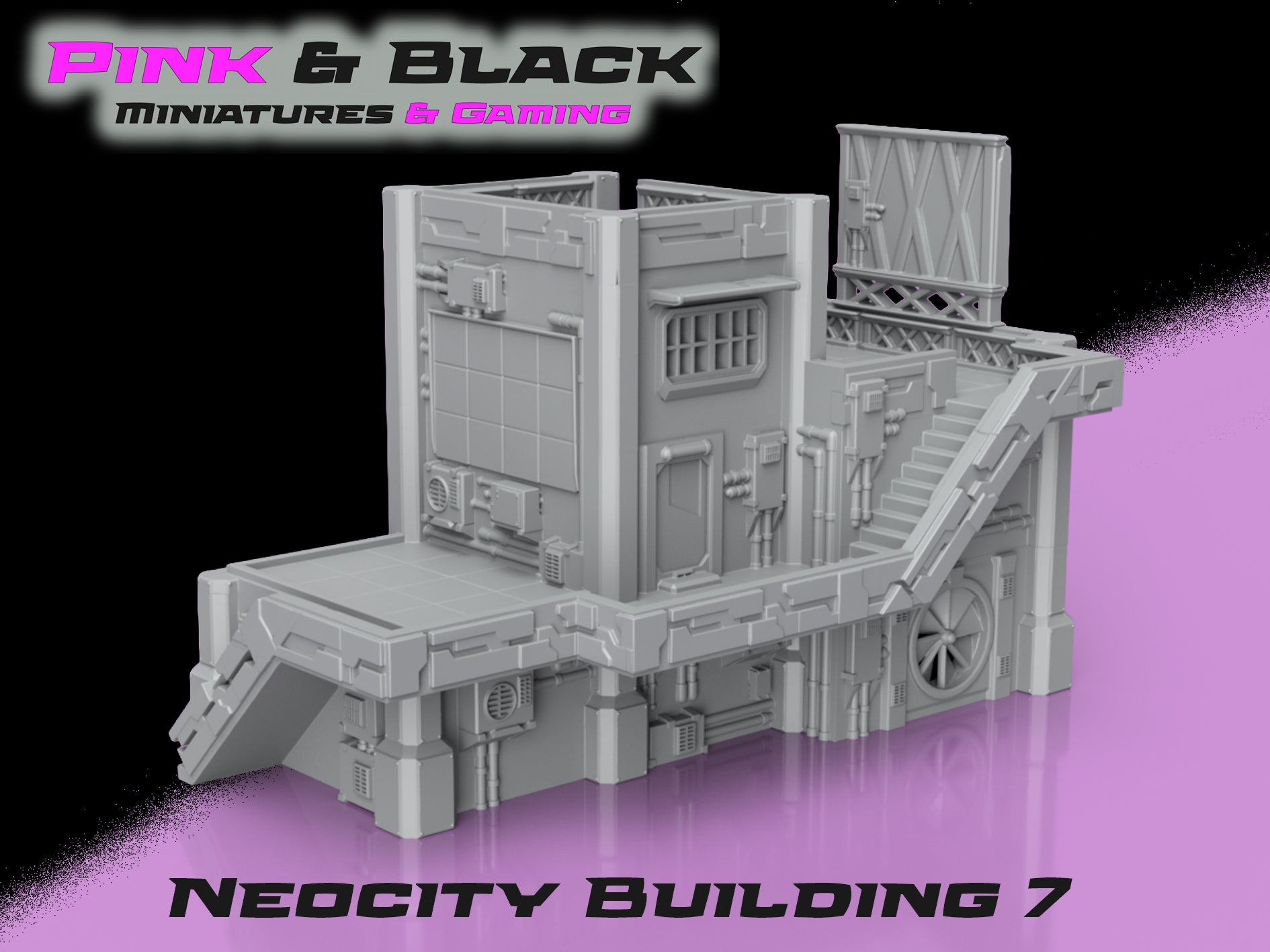 Neocity/Cyberpunk Building - Option 7