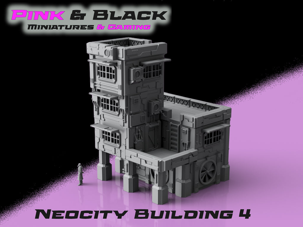 Neocity/Cyberpunk Building - Option 4