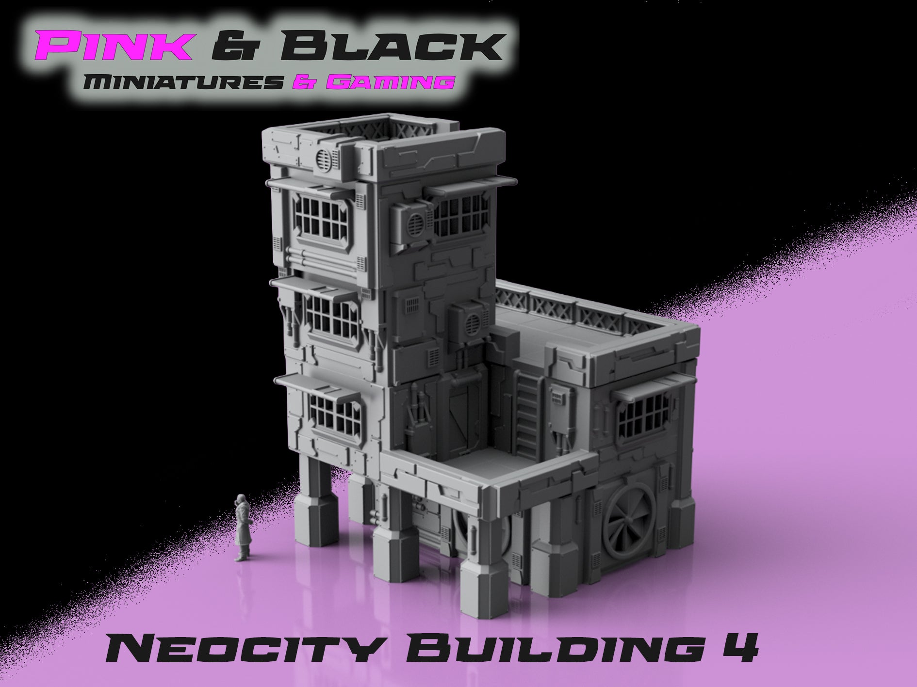 Neocity/Cyberpunk Building - Option 4