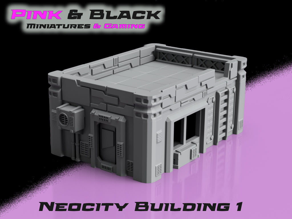 Neocity/Cyberpunk Building - Option 1