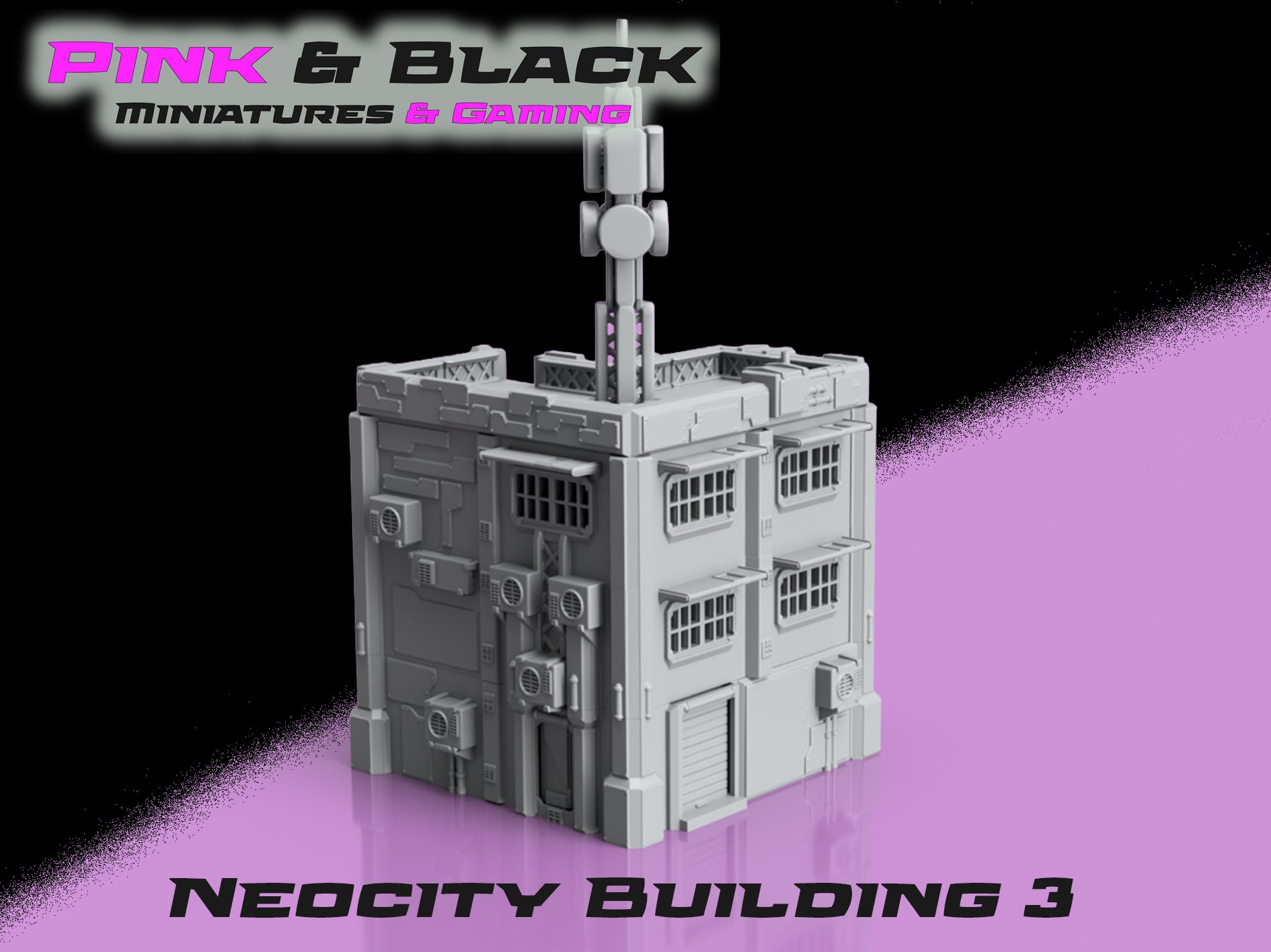 Neocity/Cyberpunk Building - Option 3