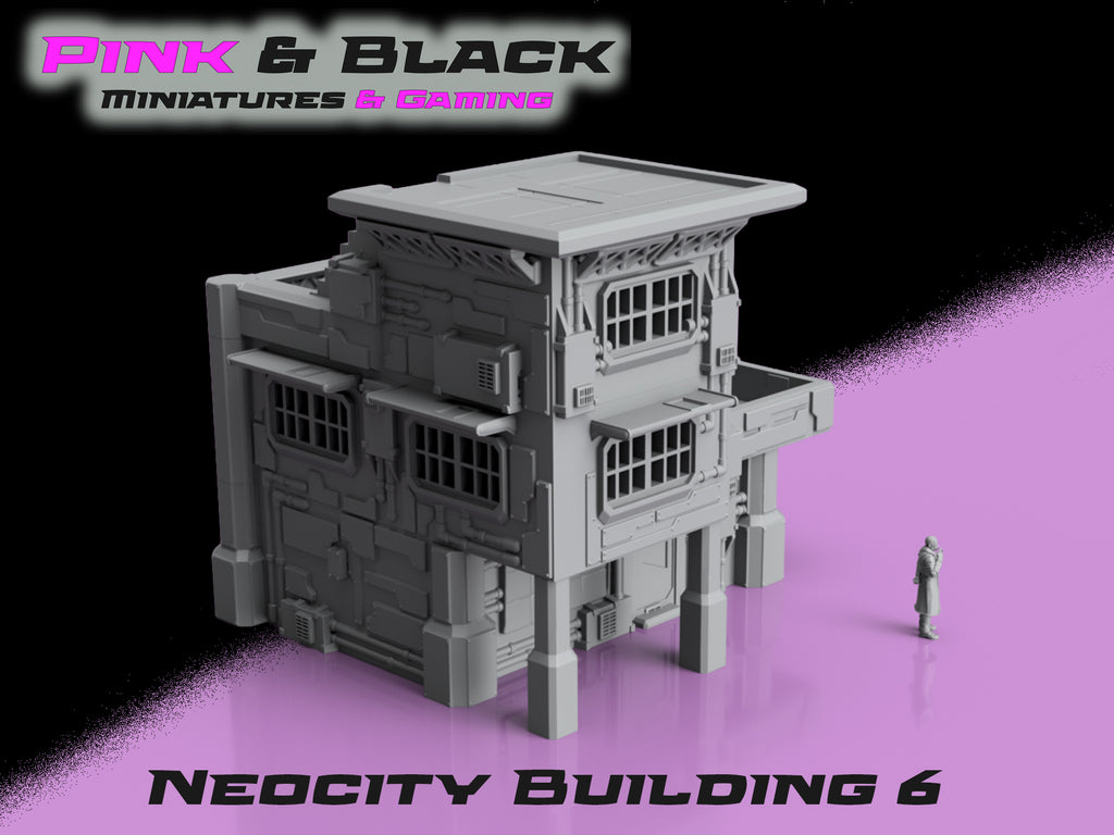 Neocity/Cyberpunk Building - Option 6
