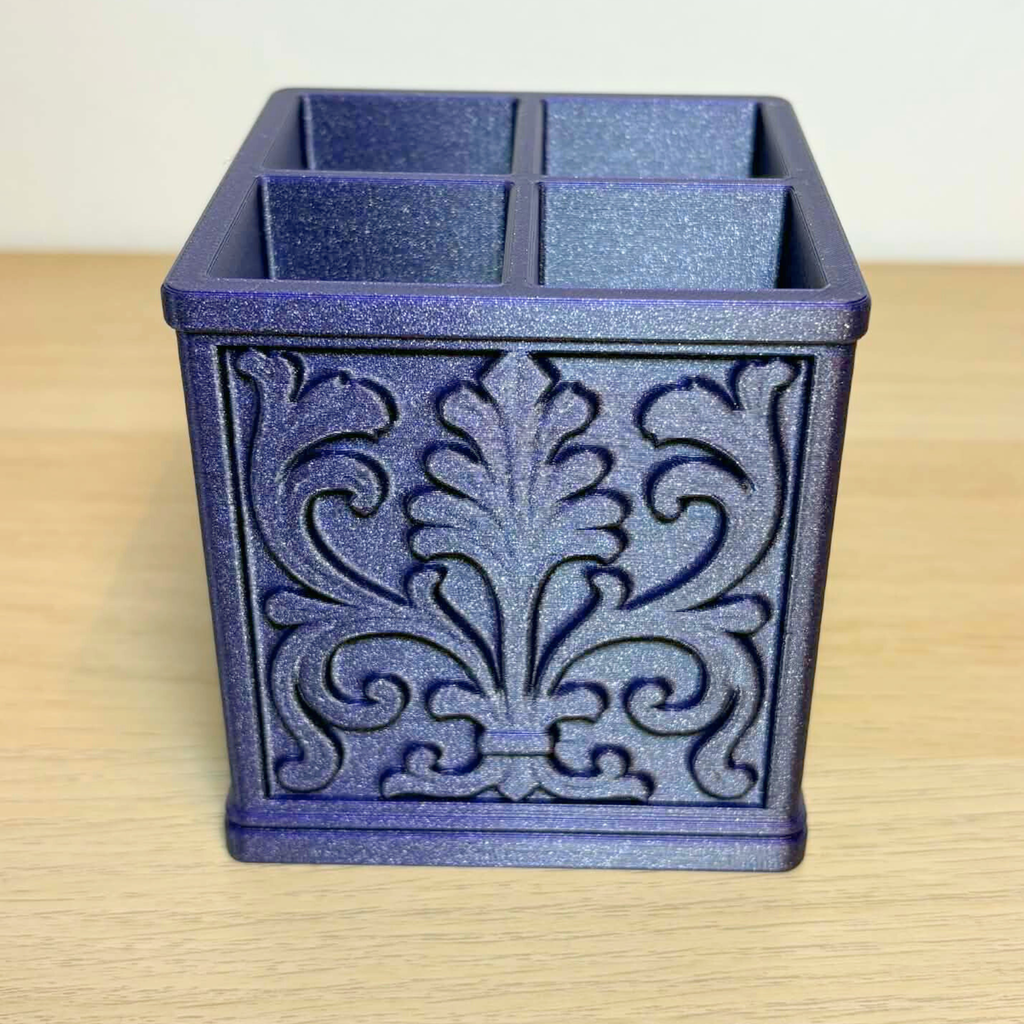 Victorian Floral Pen Holder
