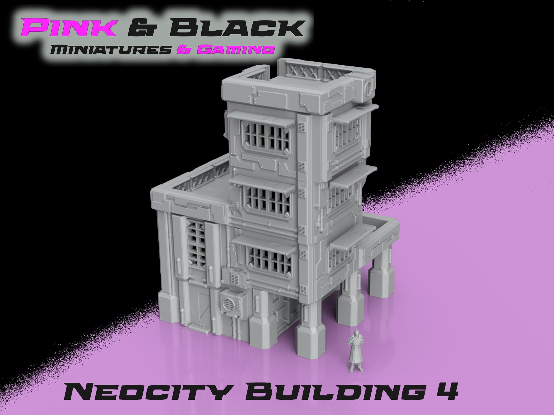 Neocity/Cyberpunk Building - Option 4