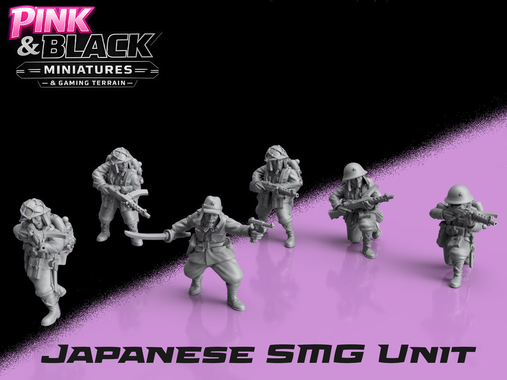 WWII Japanese SMG Troops & Officer