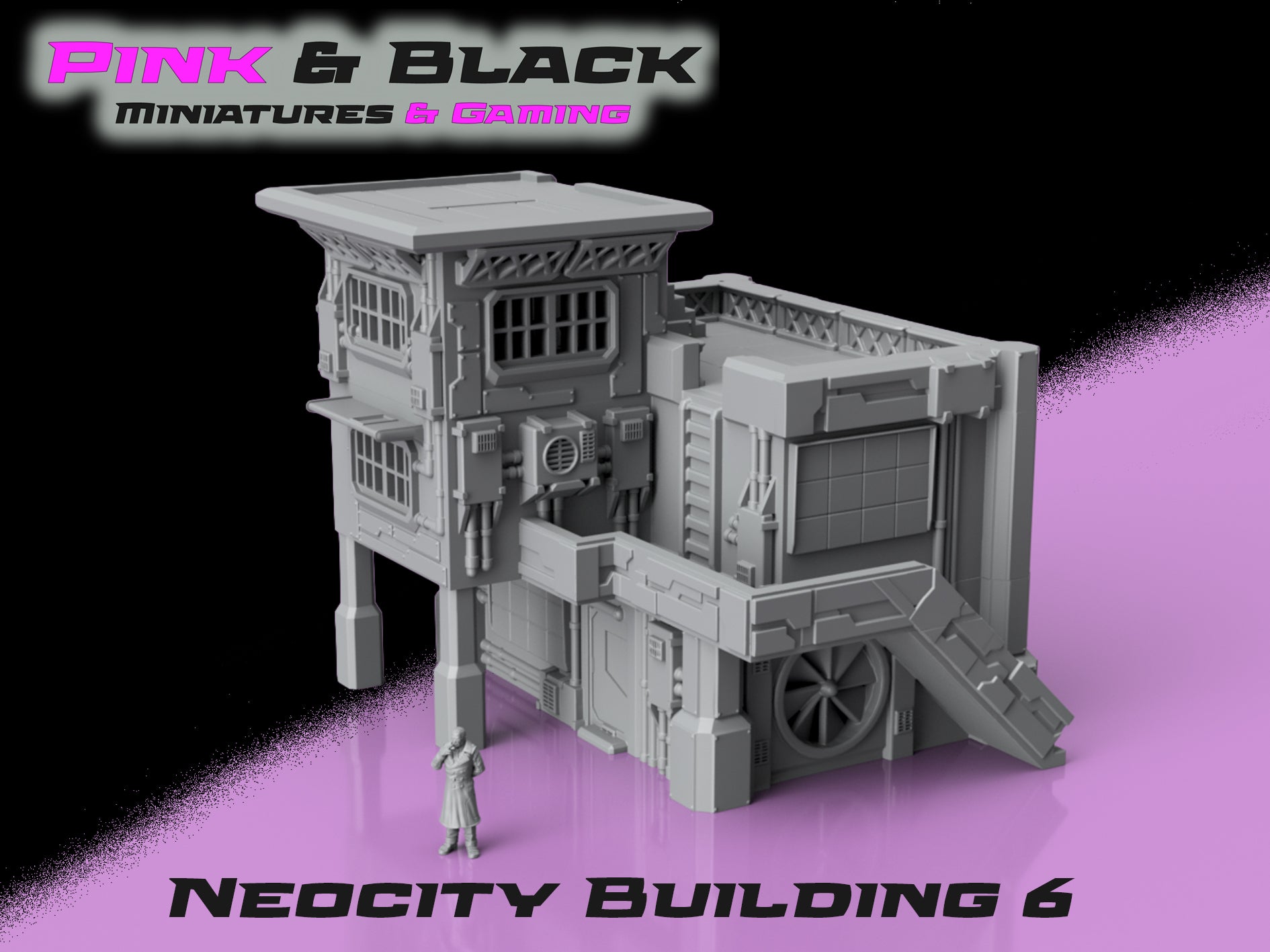 Neocity/Cyberpunk Building - Option 6
