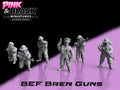 WWII British Bren Gun Squad & Officer