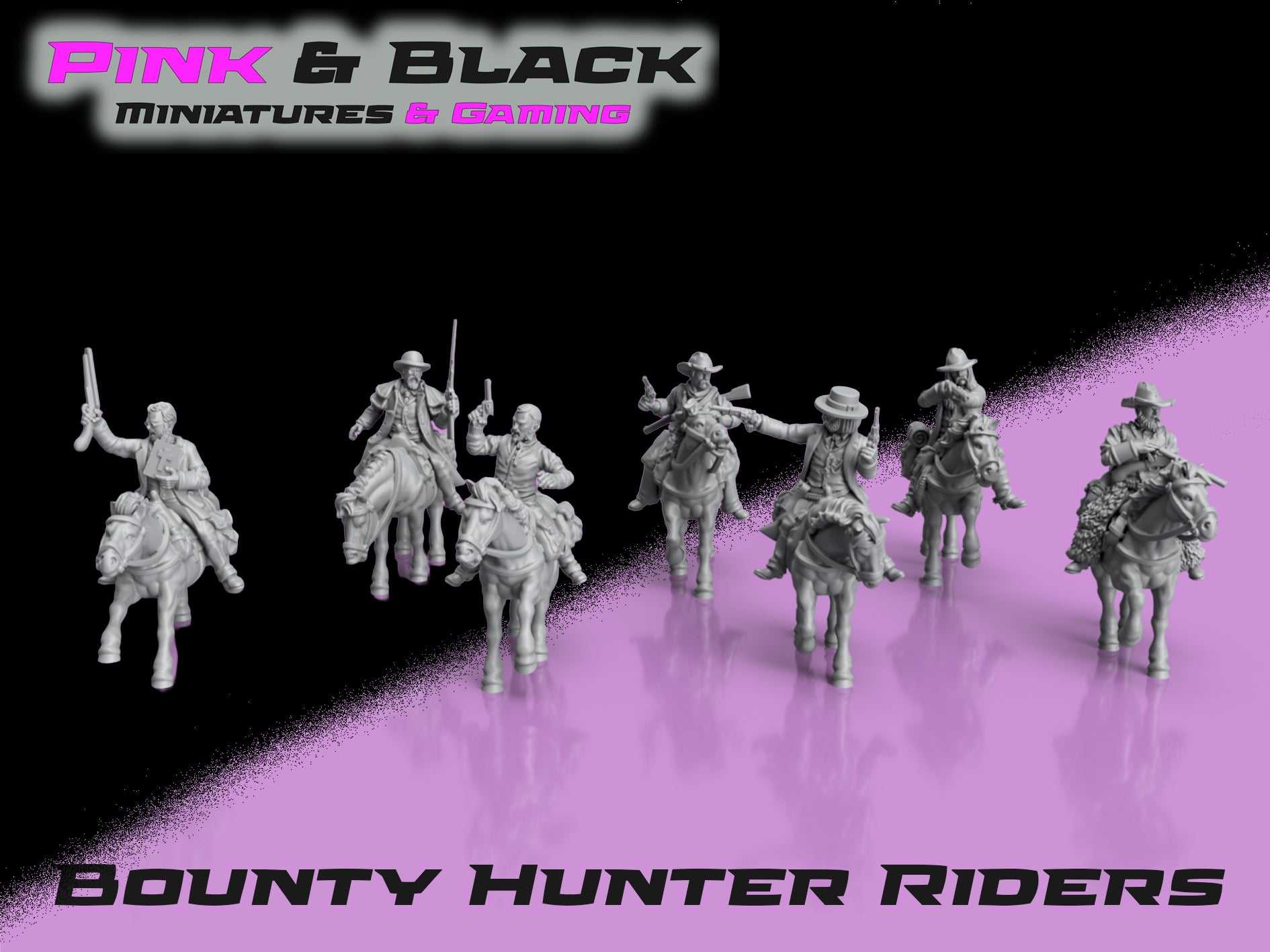 Wild West Bounty Hunter Riders