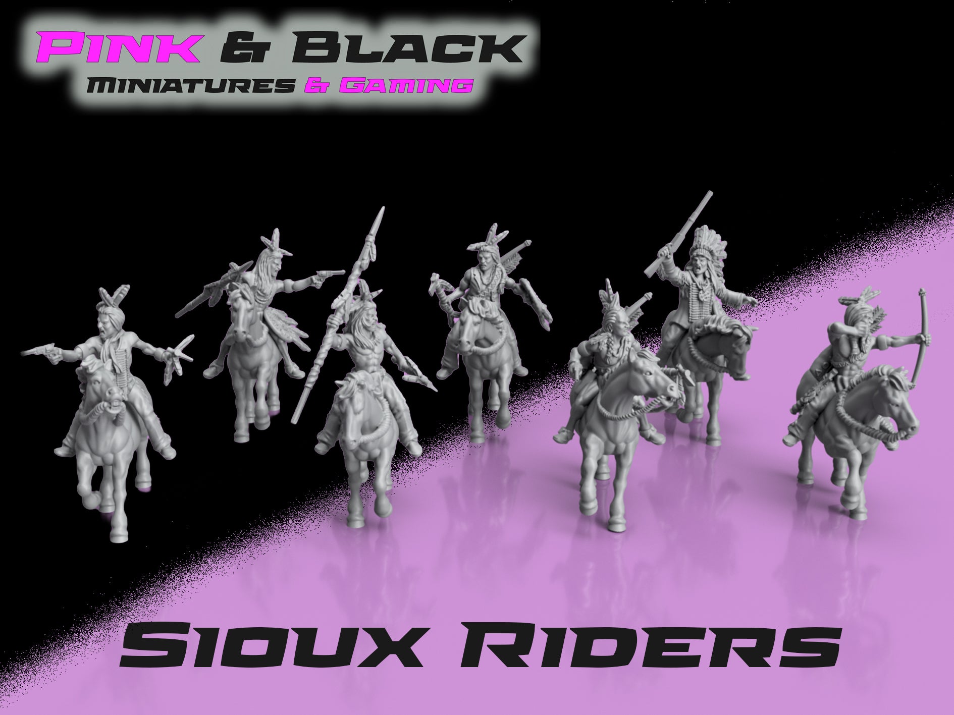 Wild West Sioux Warrior Riders