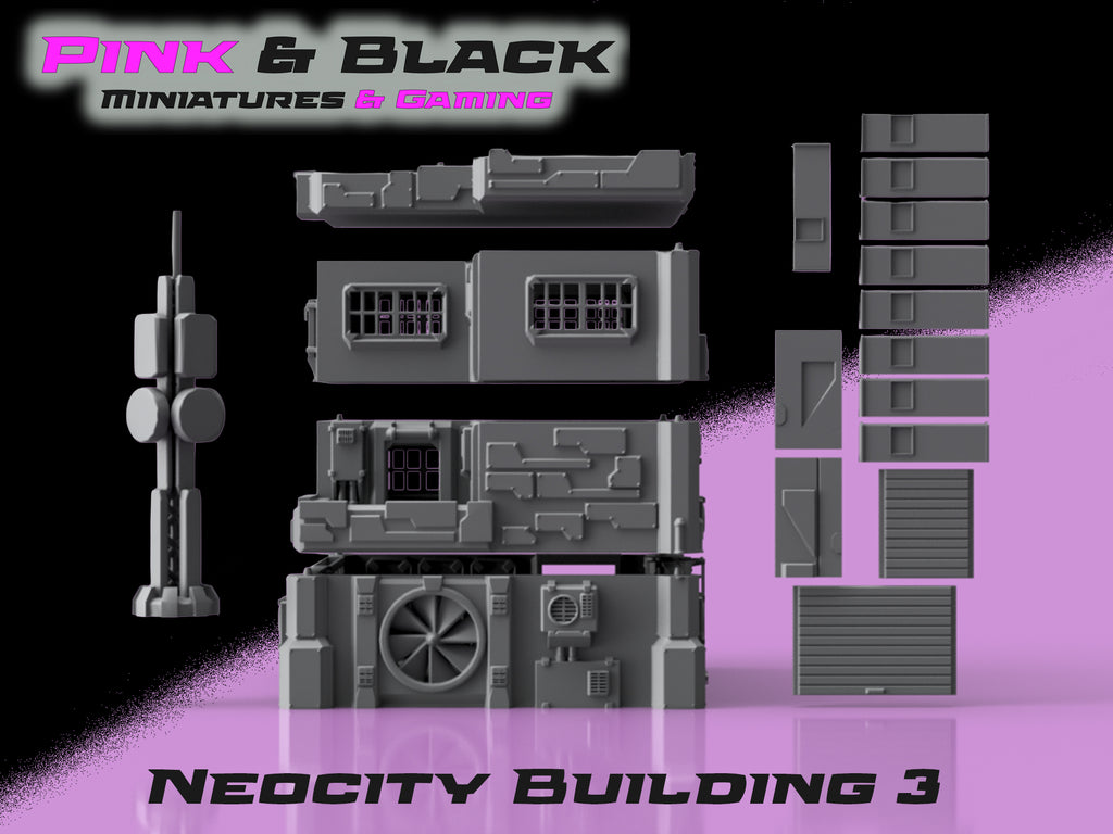 Neocity/Cyberpunk Building - Option 3
