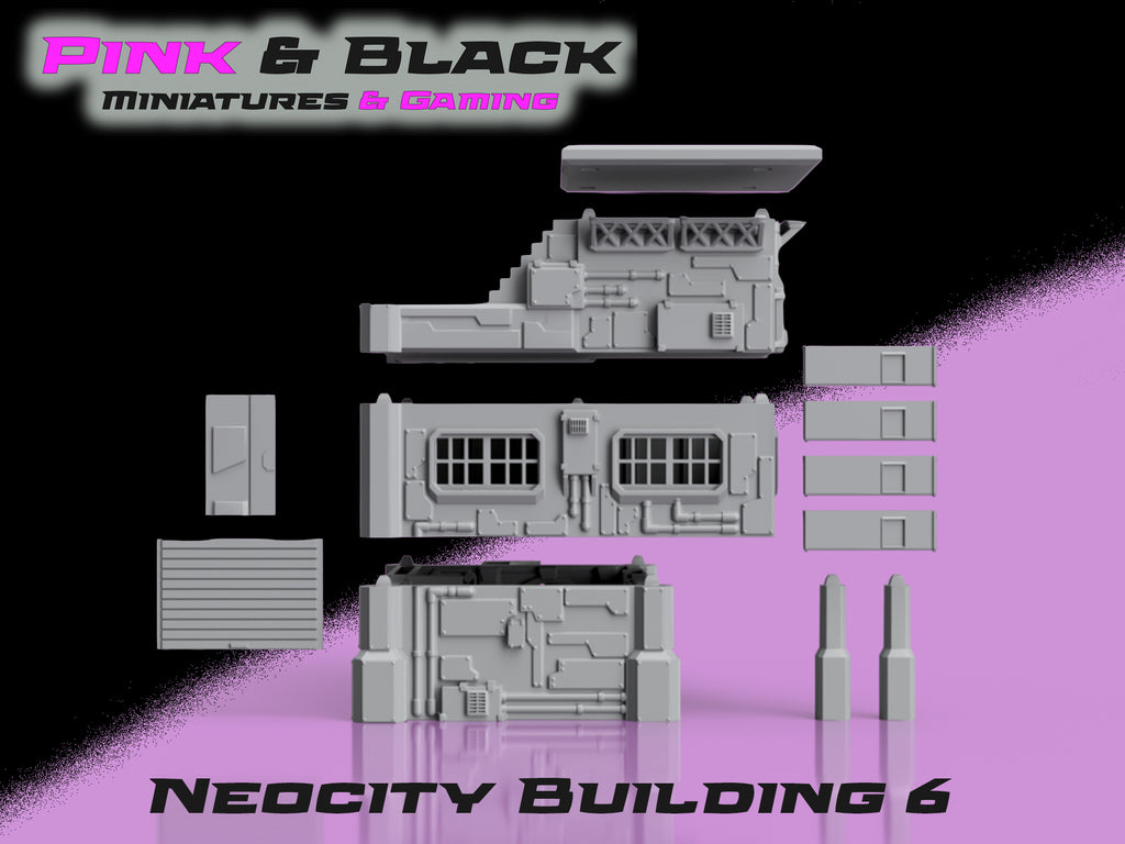 Neocity/Cyberpunk Building - Option 6