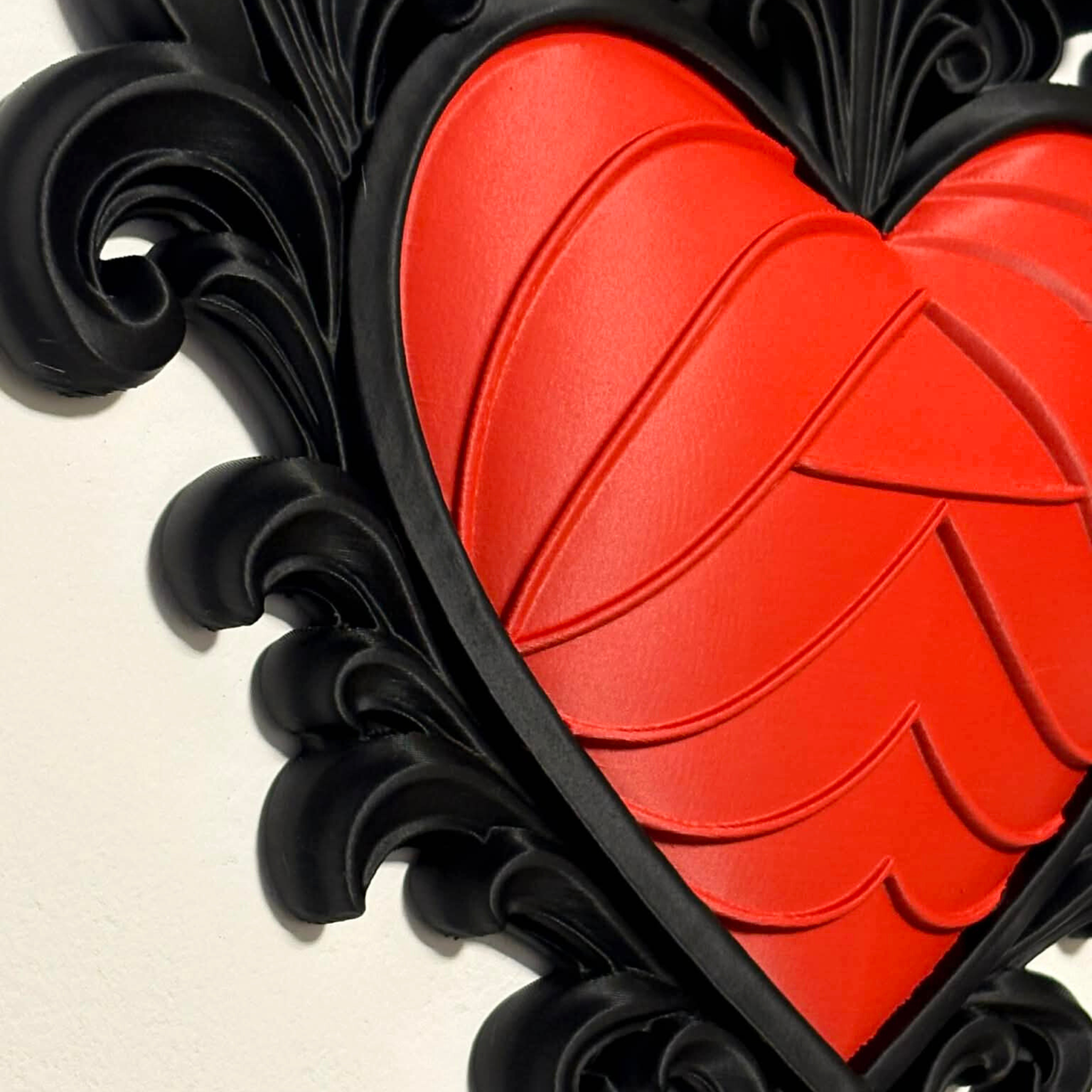 Gothic Heart Wall Plaque