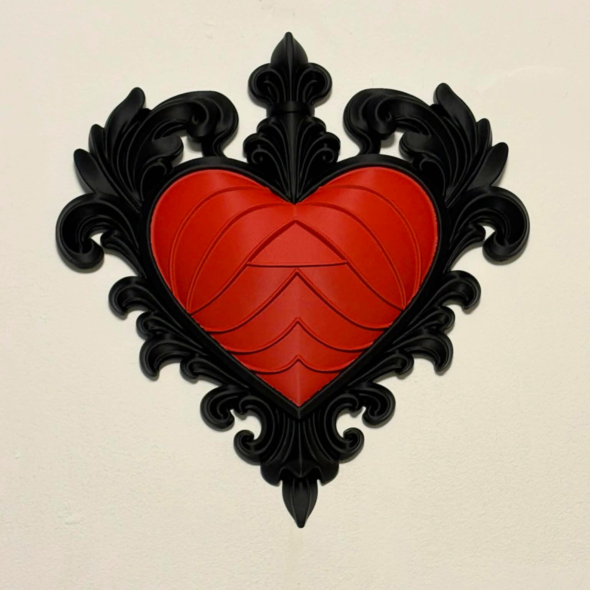 Gothic Heart Wall Plaque
