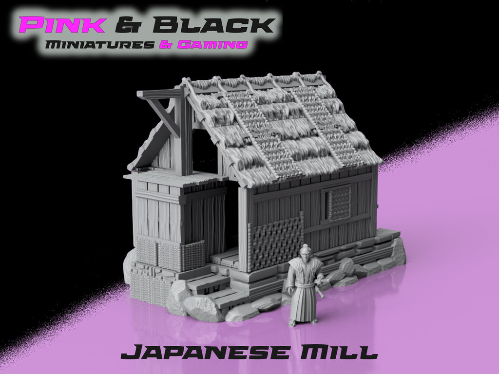 Rural Feudal Japanese Mill